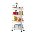 Narrow Gap Organizer: Slim Storage Cabinet for Kitchen or Bathroom