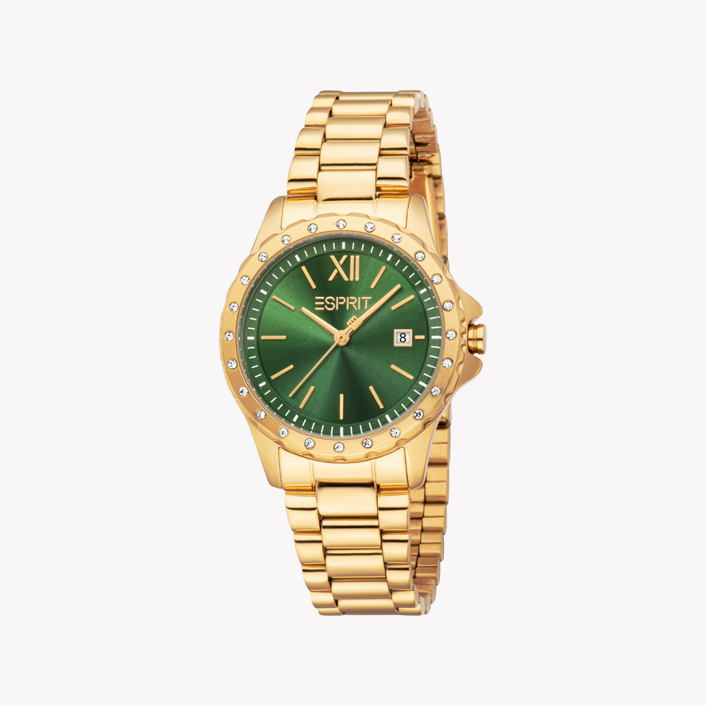 Esprit Women's Gold Stainless Steel Watch | Es1l522m0055