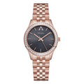 Trnda Women's Rose Gold Stainless Steel Watch, Gray Dial | Trnda-32rga