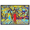 I SAW MY ENTIRE LIFE PASS THROUGH YOUR EYES Velvet Edition Framed Poster